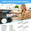 4-Pack Dishwasher Bracket-Undercounter, Dishwasher Clips, Dishwasher Mounting Bracket, with Screws
