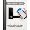 DESLOC B200L Fingerprint Smart Lock with Handle, Keyless Entry Door