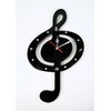 mugesh Treble Clef Wall Clock - Great Gift for Musicians