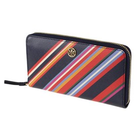 Tory Burch Emerson Zip Continental Wallet, Vivid Stripe, X-Large