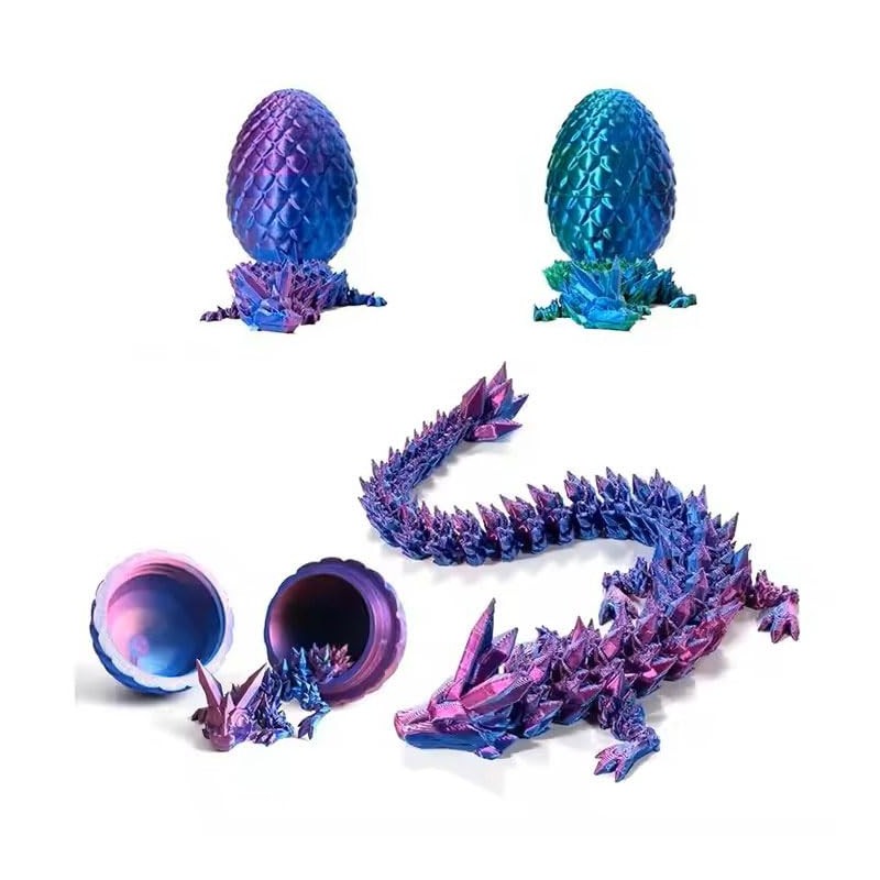 2 Packs Dragon Eggs with Dragon Inside, 3D Dragon Eggs