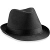 Beechfield Fedora Hut, Large / X-Large,Schwarz