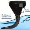 Pack of 3 Funnel with Hose, Funnel Oil, Funnel Set,