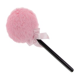 Vaguelly Lollipop Shaped Makeup Puff Fluffy Long Handle Cosmetic Applicator for Loose Design for Daily Makeup Stage Performances for Women