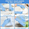 Disposable Nitrile Gloves - Pack of 50, Extended Cuff Cleaning