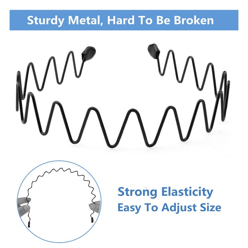 Metal Hair Band Men Headband Metal Hair Bands Women's Fashion