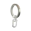 Flairdeco 16 x Metal Curtain Rings with Sliding Insert /
