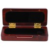 Solid Wood Mouthpiece Case Box Portable Storage for Sax Musical