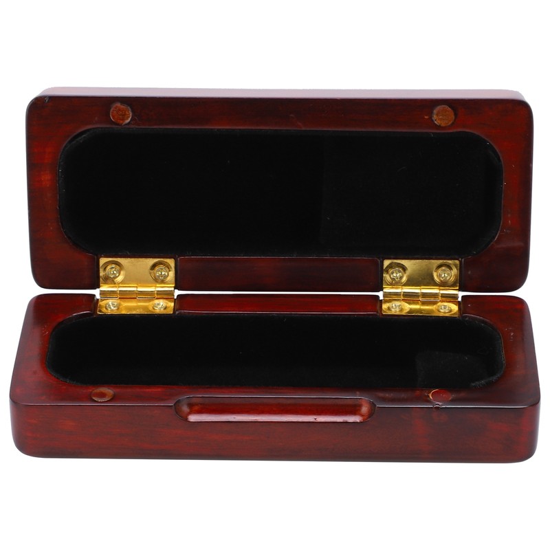 Solid Wood Mouthpiece Case Box Portable Storage for Sax Musical