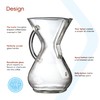 Chemex Pour-Over Glass Coffeemaker - Glass Handle Series - 6-Cup