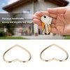 Keychain Accessories Heart Shaped Individual Color Elegant Design Simple Firm