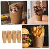 Gatuida Multipurpose Mini Snack Containers Disposable French Fries Holders 50Pcs