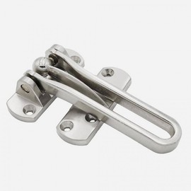 Easy-Install Front Door Smart Lock Safety Latch (Silver)