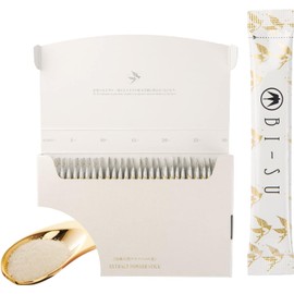 BI-SU Collagen Hyaluronic Acid Nutritional Powder Stick | Swiftlet's Nest Supplement with Glyconutrients and Sialic Acid, 1g x 30 Sticks