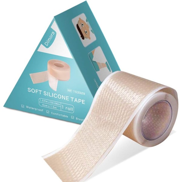 Dimora Silicone Medical Tape - Hypoallergenic First Aid Tapes with