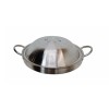 20" Concave Down Comal Set, Stainless Steel, Taco para Carnitas