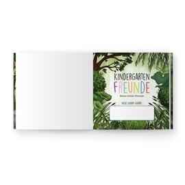 Cupcakes & Kisses Nursery Friendship Book Forest Animals - Memory Album for Children - For 28 Friends - Friendship Book with Questions & Space for Photos - Nursery, Preschool, Nursery