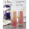 GroomBrideGifts Mr and Mrs Champagne Flutes Set of 2, Bride