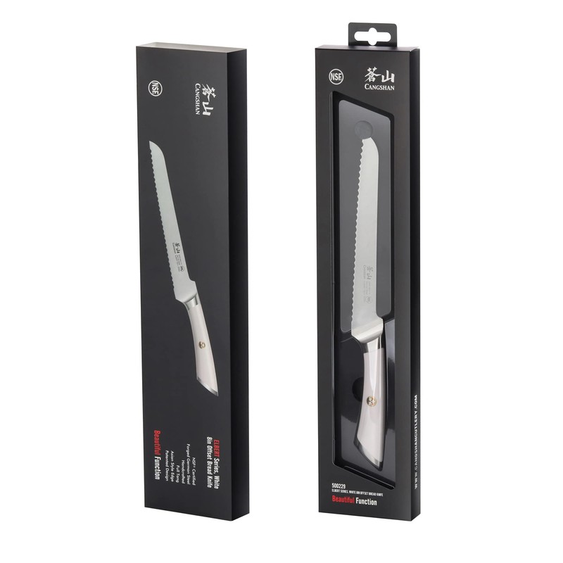 Cangshan ELBERT Series German Steel Forged 8" Offset Bread Knife