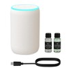 Portable Waterless Essential Oil Diffuser Starter Kit with 7 Lights