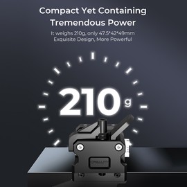 CREALITY Sprite Extruder SE Extruder Dual-gear Drive High Torque & Smooth Feeding Support Adjustable Tension Suitable for 3D Printers Ender-3/ Ender-3 V2/ Ender-3 Pro/Ender-5/Ender-5 Pro/Ender-5 Plus/CR-10