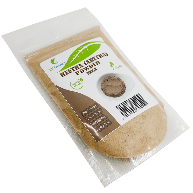 Reetha (Aritha) Powder - 100 g - Naturally Cleans Skin