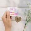 Little Pocket Hug Just For You Wooden Heart Token with