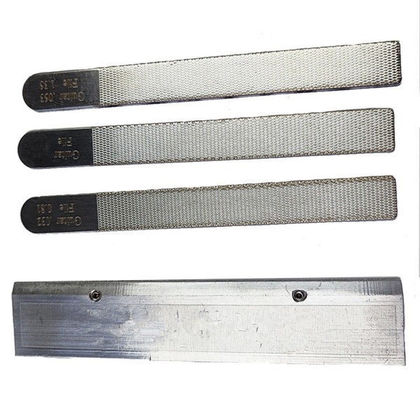 Unbranded Guitar Fret Nut Saddle Slot Grinding File Set Luthier