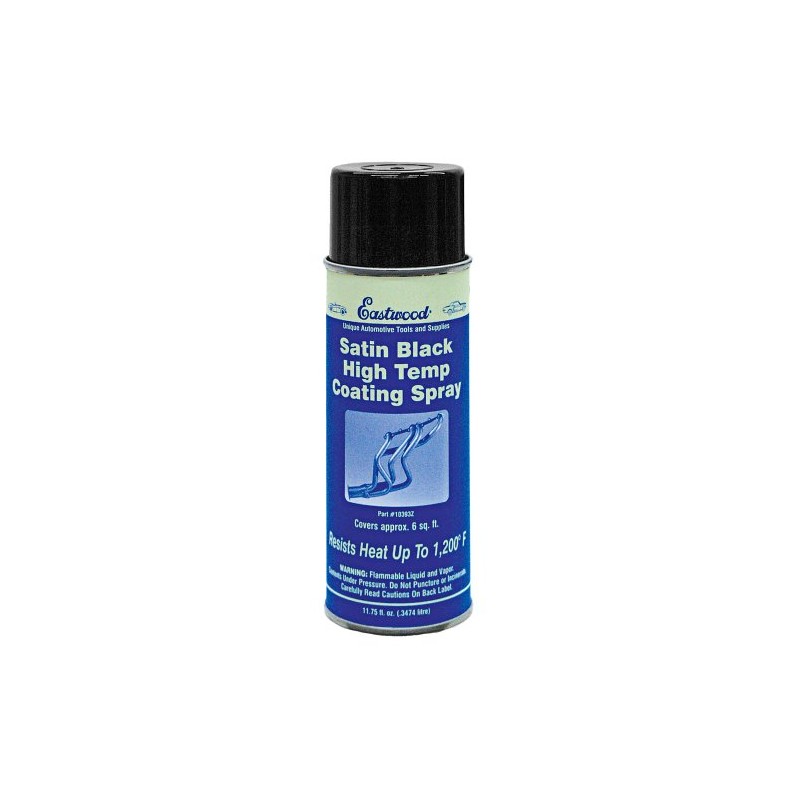 Eastwood High Temperature Resistant Satin Black Coating Aerosol 11.75 oz