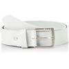 MGM Women's Basic Rhinestone Belt, White (White 07)