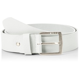 MGM Women's Basic Rhinestone Belt, White (White 07)