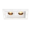 Saxby 94754 Matt White Twin/Double Trimless 360 Deg Tilt Dimmable