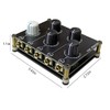 SOLUPEAK mini 4-way audio mixer Stereo 4-in-1-out AUX, Passive 3.5mm