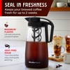 Cold Brew Coffee Maker, 64 oz Tritan Fortified Pitcher, Pour