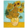 JUNIWORDS Vincent van Gogh Twelve Sunflowers in a Vase 20x26cm