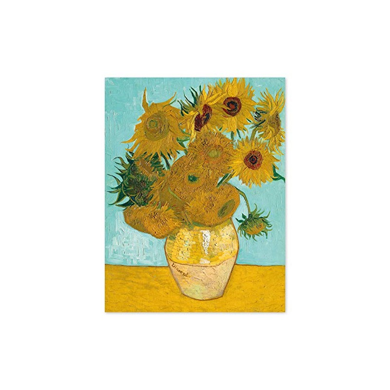 JUNIWORDS Vincent van Gogh Twelve Sunflowers in a Vase 20x26cm