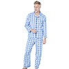 Chums Men's Classic Marlow Check Pyjamas Set with Contrast Piping
