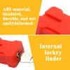 10Pcs 7397 Electrical Plug Lockout Device with 2 Keys, Fits