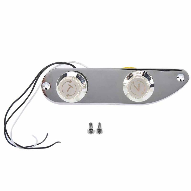 Electric Bass Control Plate with Knobs for Fender 51 P