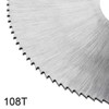 sourcing map HSS Saw Blade, 80mm 108 Tooth Circular Cutting