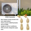 4Pcs 1/4SAE to 5/16SAE Conversion Head Refrigerant Charging Adapter for