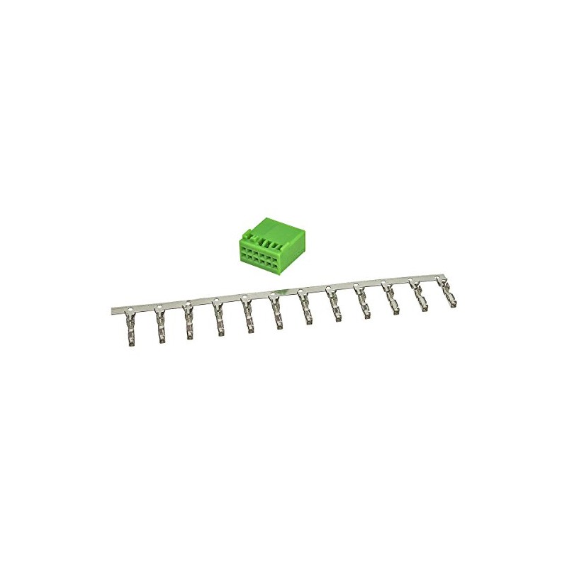 tomzz Audio 5800-127 Power Quadlock Plug Green 12-Pin Mounting Set