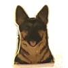 German Shepherd Dog Head Teeny Tiny Flat Acrylic Post Stud