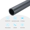 MECCANIXITY 1 1/4 Inch PVC Rigid Tube Round Pipe Tubing