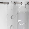 Douceur d'Intérieur Eyelet Panel 140 x 240 cm Printed Silver
