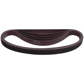 Norton 66254491545 1/2x24” Gemini R283 Aluminum Oxide Cloth File Belts, 100 Grit, Medium, 50 pack
