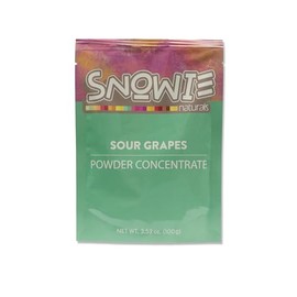 Snowie - All Natural Powdered Snow Cone Flavor Concentrate - Just Add Water! - Sour Grapes (Pint)