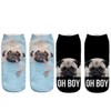 Angelteers 7 Pairs Funny Dog Ankle Socks Novelty Animal No