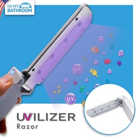 UVILIZER Razor - UV Light Sanitizer & Ultraviolet LED Sterilizer Wand (Portable UV-C Cleaner for Home, Baby Room, Travel | Handheld UV Disinfection Lamp | USA)
