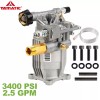 YAMATIC 3/4" Shaft Horizontal Pressure Washer Pump 3400 PSI 2.5GPM